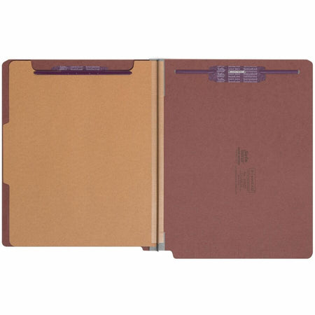 Smead Straight Tab Cut Letter Recycled Classification Folder - Alternate-Image1