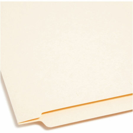 Smead Straight Tab Cut Letter Recycled End File Folder - 8 1/2’’ x 11’’ - 3/4’’ Expansion - 11 pt. - 2 Plys - Manila