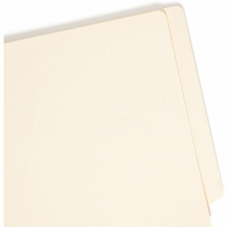 Smead Straight Tab Cut Letter Recycled End File Folder - 8 1/2’’ x 11’’ - 1 Expansion - 14 pt. - 2 Plys - Manila