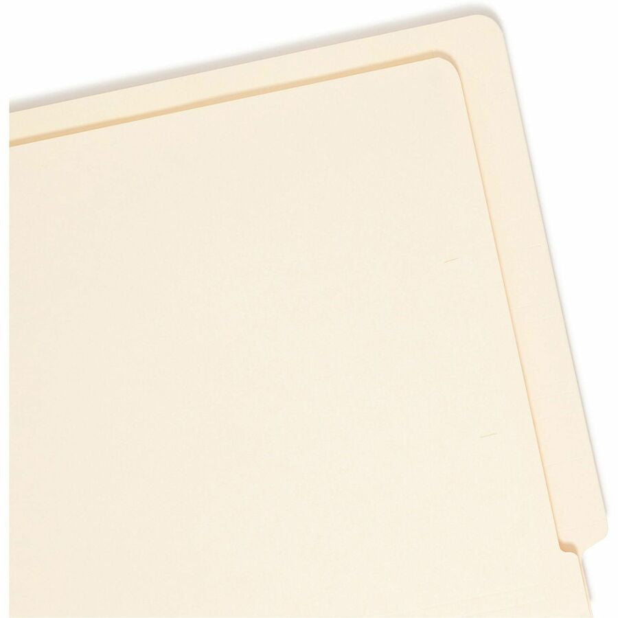 Smead Straight Tab Cut Letter Recycled End File Folder - 8 1/2’’ x 11’’ - 3/4’’ Expansion - 11 pt. - 2 Plys - Manila