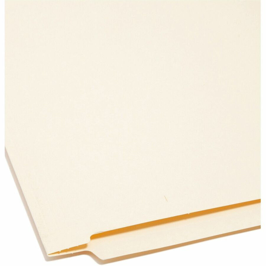 Smead Straight Tab Cut Letter Recycled End File Folder - 8 1/2’’ x 11’’ - 3/4’’ Expansion - 11 pt. - 1 Plys - Manila