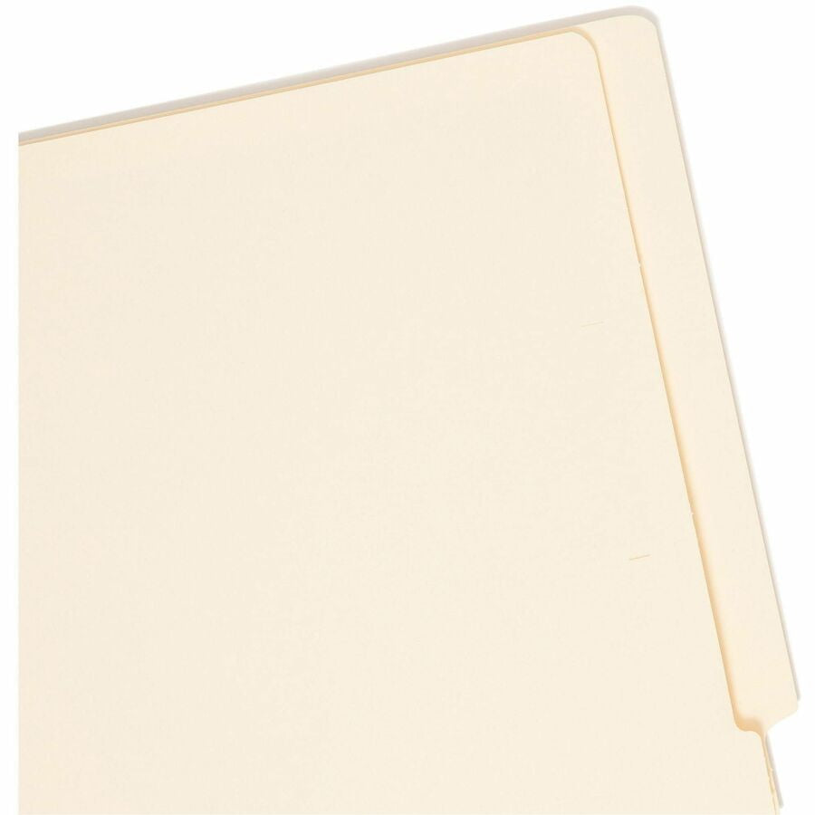 Smead Straight Tab Cut Letter Recycled End File Folder - 8 1/2’’ x 11’’ - 3/4’’ Expansion - 11 pt. - 1 Plys - Manila