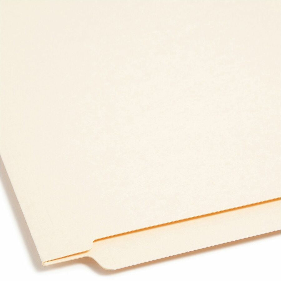 Smead Straight Tab Cut Letter Recycled Fastener Folder - 8 1/2’’ x 11’’ - 3/4’’ Expansion - 2 2B Fastener(s) - 2’’