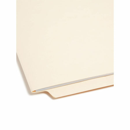 Smead Straight Tab Cut Letter Recycled Fastener Folder - 8 1/2’’ x 11’’ - 3/4’’ Expansion - 1 2B Fastener(s) - 2’’