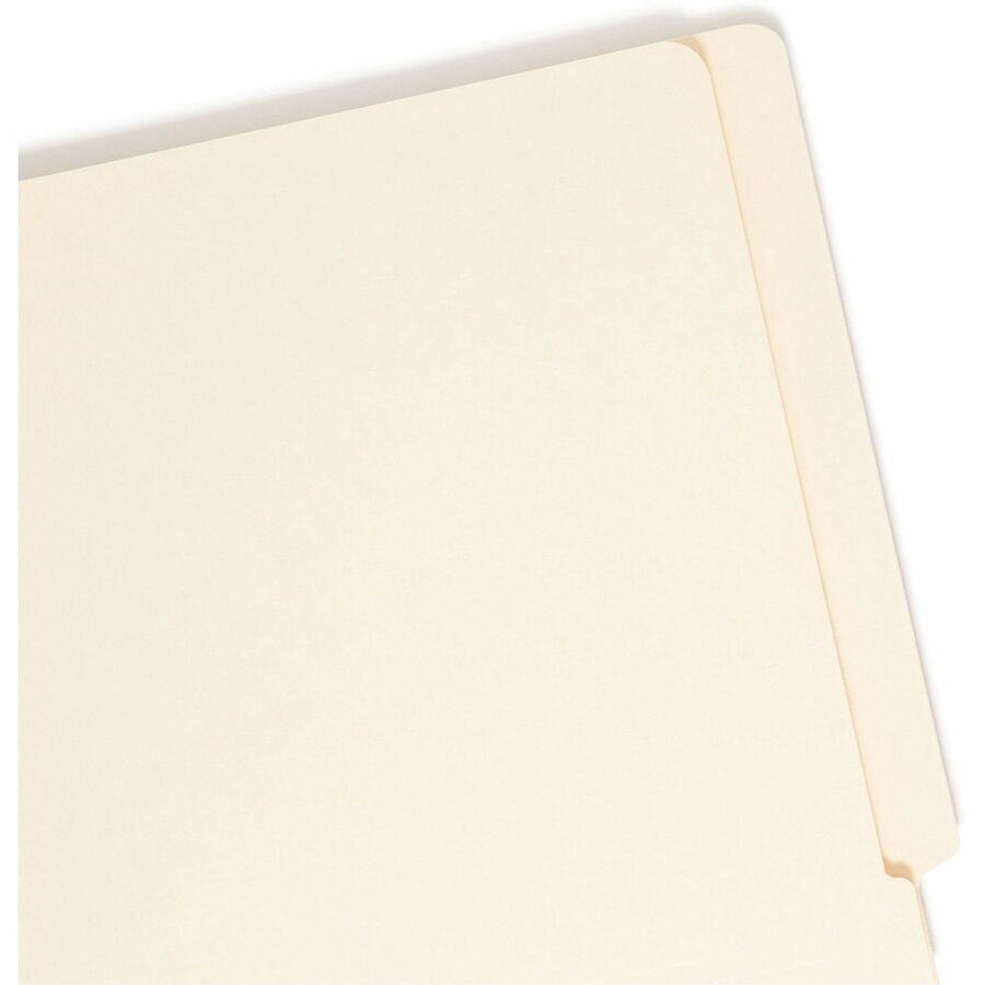 Smead Straight Tab Cut Letter Recycled Fastener Folder - 8 1/2’’ x 11’’ - 3/4’’ Expansion - 1 2B Fastener(s) - 2’’