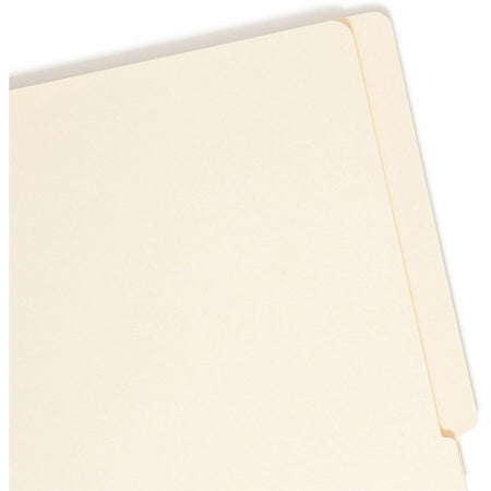Smead Straight Tab Cut Letter Recycled Fastener Folder - 8 1/2’’ x 11’’ - 3/4’’ Expansion - 1 2B Fastener(s) - 2’’