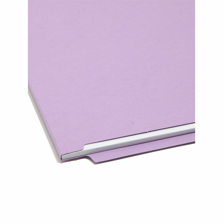 Smead Straight Tab Cut Letter Recycled Fastener Folder - 8 1/2’’ x 11’’ - 2 2B Fastener(s) - 2’’ Capacity - 11 pt.