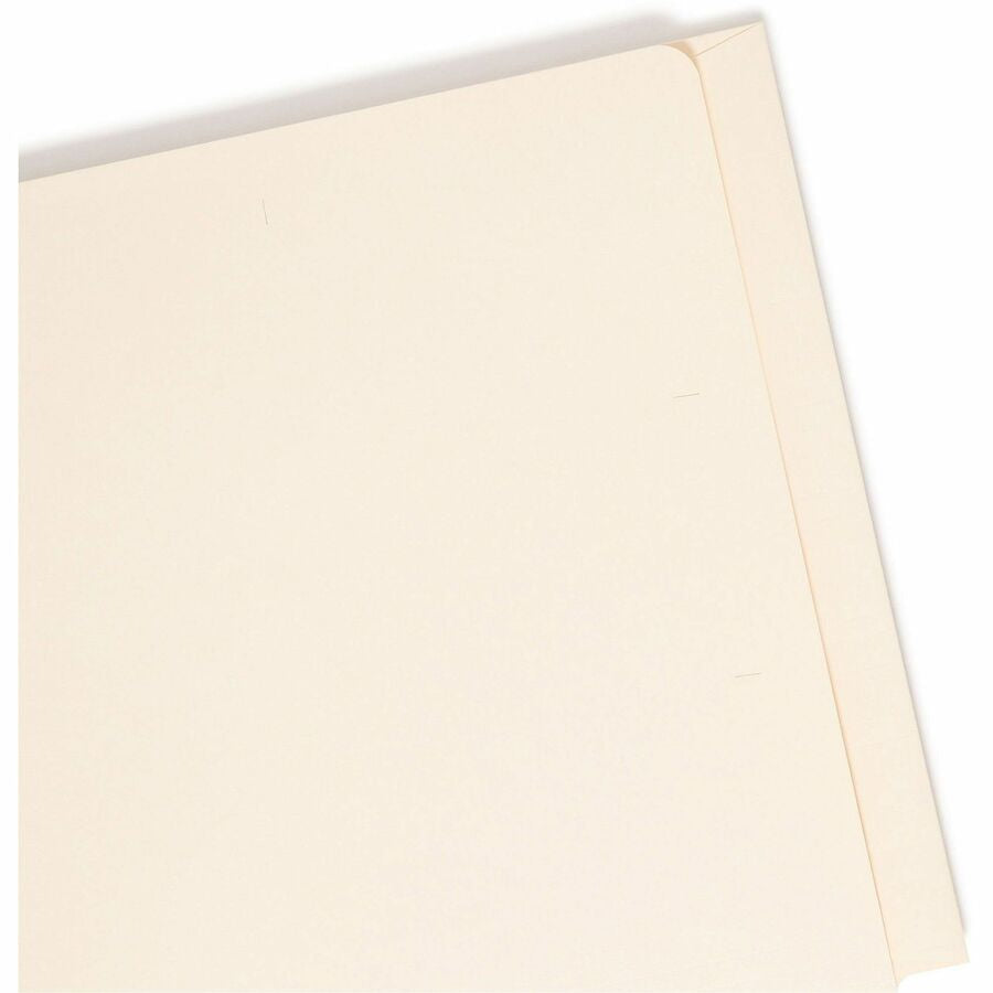 Smead Straight Tab Cut Letter Recycled Fastener Folder - 8 1/2’’ x 11’’ - 2 2B Fastener(s) - 1 Pocket(s) - 11 pt.
