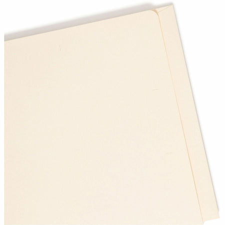 Smead Straight Tab Cut Letter Recycled Fastener Folder - 8 1/2’’ x 11’’ - 2 2B Fastener(s) - 1 Pocket(s) - 11 pt.