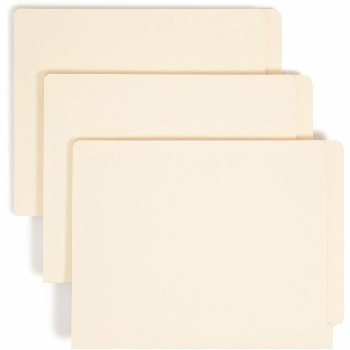 Smead Straight Tab Cut Letter Recycled Fastener Folder - 8 1/2’’ x 11’’ - 3/4’’ Expansion - 2 2B Fastener(s) - 2’’