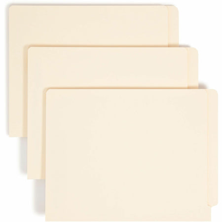 Smead Straight Tab Cut Letter Recycled Fastener Folder - 8 1/2’’ x 11’’ - 3/4’’ Expansion - 2 2B Fastener(s) - 2’’