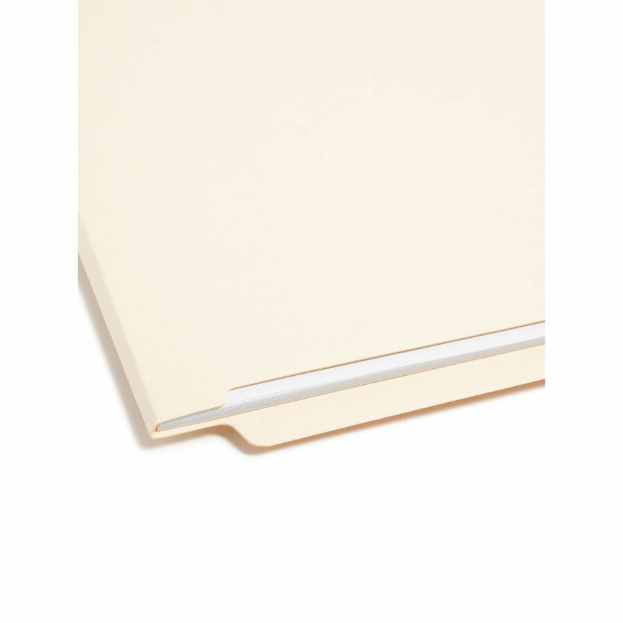 Smead Straight Tab Cut Letter Recycled Fastener Folder - 8 1/2’’ x 11’’ - 3/4’’ Expansion - 2 2B Fastener(s) - 2’’