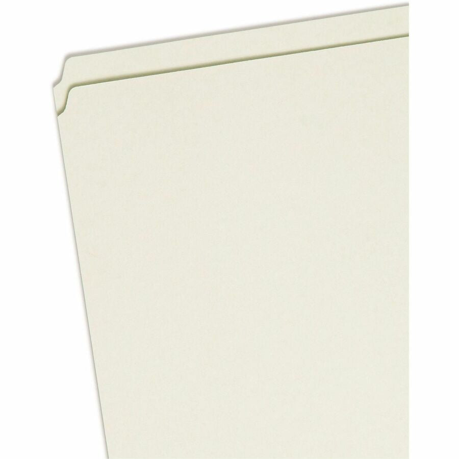 Smead Straight Tab Cut Letter Recycled Fastener Folder - 8 1/2’’ x 11’’ - 2’’ Expansion - 2 2S Fastener(s)