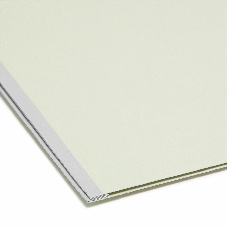 Smead Straight Tab Cut Letter Recycled Fastener Folder - 8 1/2’’ x 11’’ - 2’’ Expansion - 2 2S Fastener(s)
