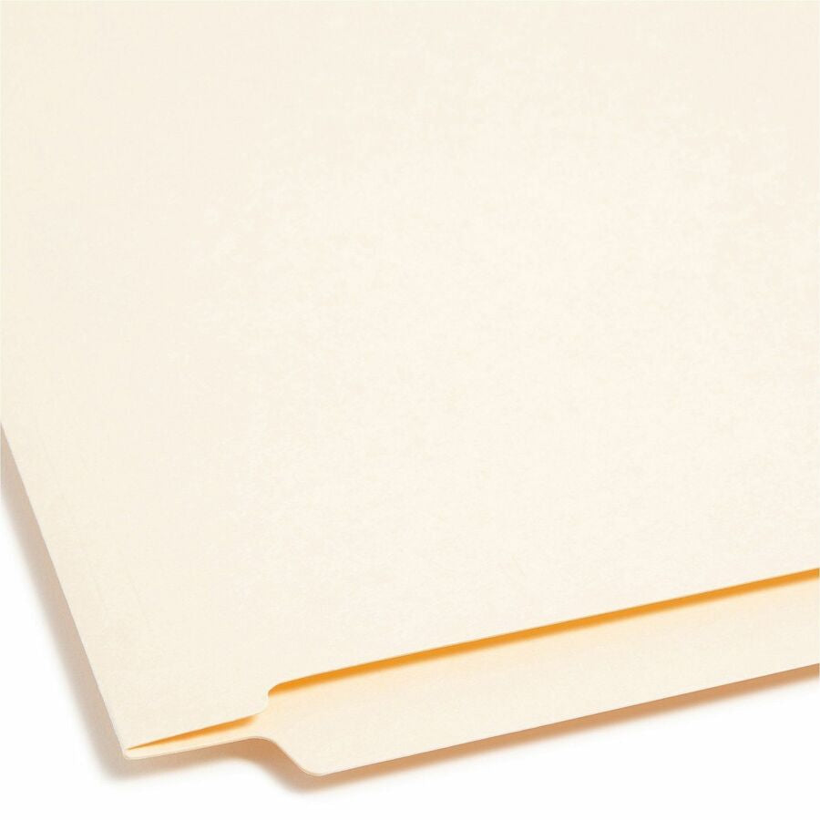 Smead Straight Tab Cut Letter Recycled Fastener Folder - 8 1/2’’ x 11’’ - 3/4’’ Expansion - 1 2B Fastener(s) - 2’’