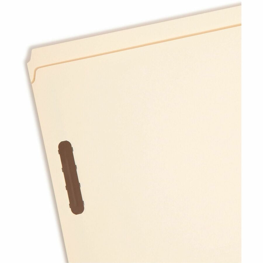 Smead Straight Tab Cut Letter Recycled Fastener Folder - 8 1/2’’ x 11’’ - 3/4’’ Expansion - 2 2K Fastener(s) - 2’’