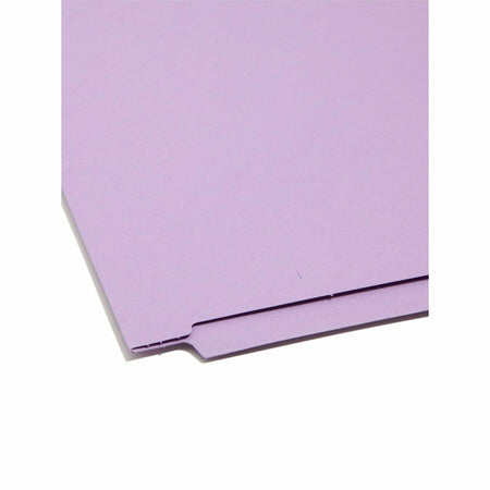 Smead Straight Tab Cut Letter Recycled Fastener Folder - 8 1/2’’ x 11’’ - 2 2B Fastener(s) - 2’’ Capacity - 11 pt.
