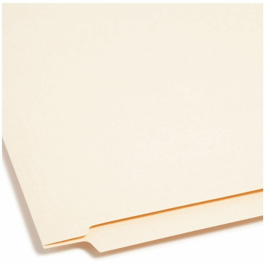 Smead Straight Tab Cut Letter Recycled Fastener Folder - 8 1/2’’ x 11’’ - 3/4’’ Expansion - 2 2B Fastener(s) - 2’’