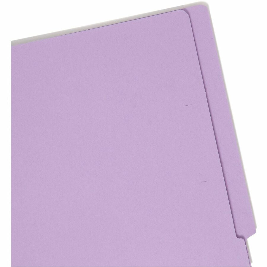 Smead Straight Tab Cut Letter Recycled Fastener Folder - 8 1/2’’ x 11’’ - 2 2B Fastener(s) - 2’’ Capacity - 11 pt.