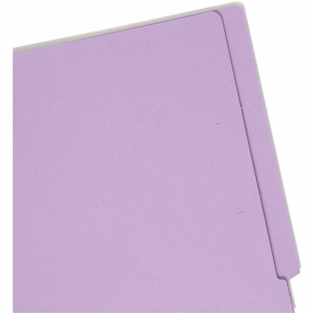 Smead Straight Tab Cut Letter Recycled Fastener Folder - 8 1/2’’ x 11’’ - 2 2B Fastener(s) - 2’’ Capacity - 11 pt.