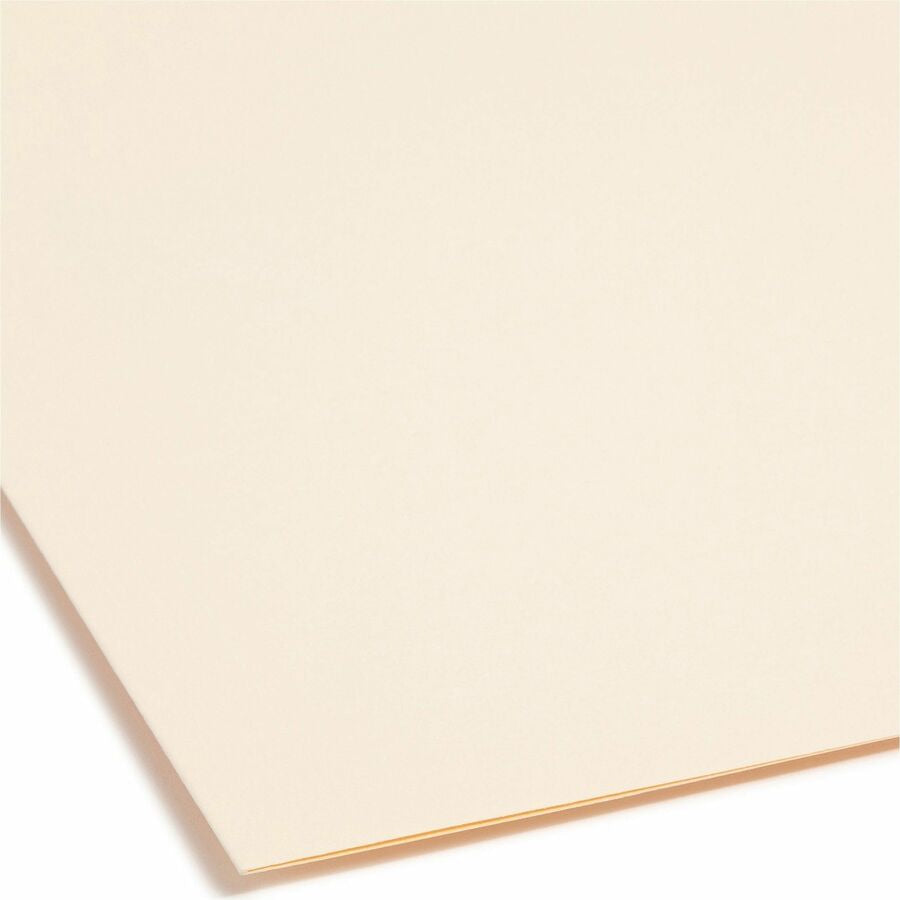 Smead Straight Tab Cut Letter Recycled Fastener Folder - 8 1/2’’ x 11’’ - 3/4’’ Expansion - 1 2K Fastener(s) - 2’’