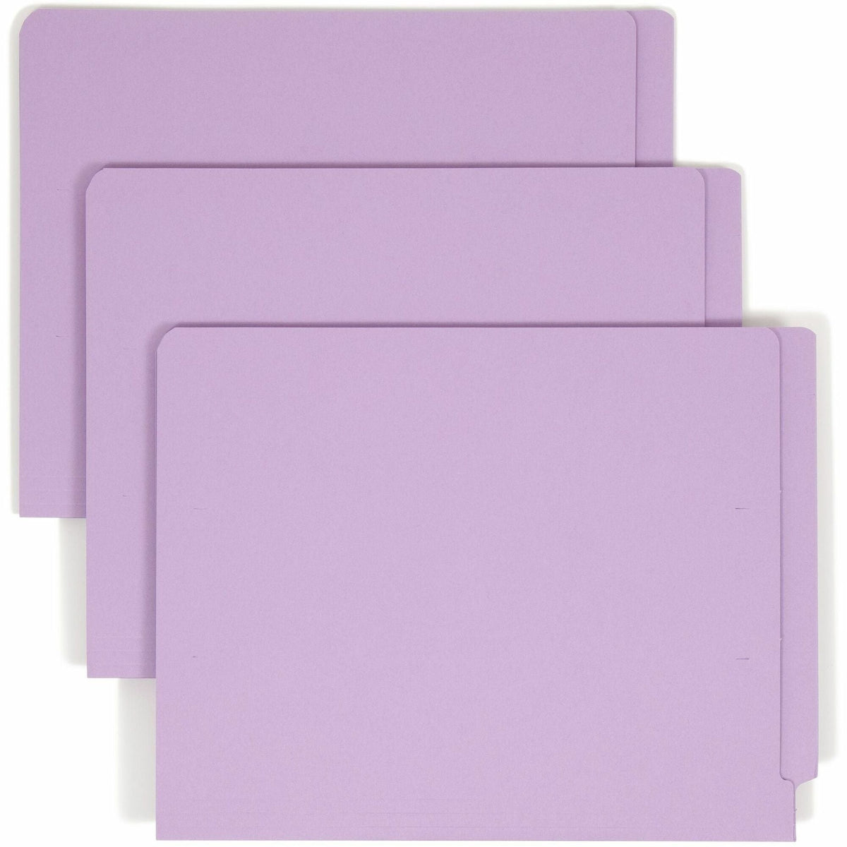 Smead Straight Tab Cut Letter Recycled Fastener Folder - 8 1/2’’ x 11’’ - 2 2B Fastener(s) - 2’’ Capacity - 11 pt.