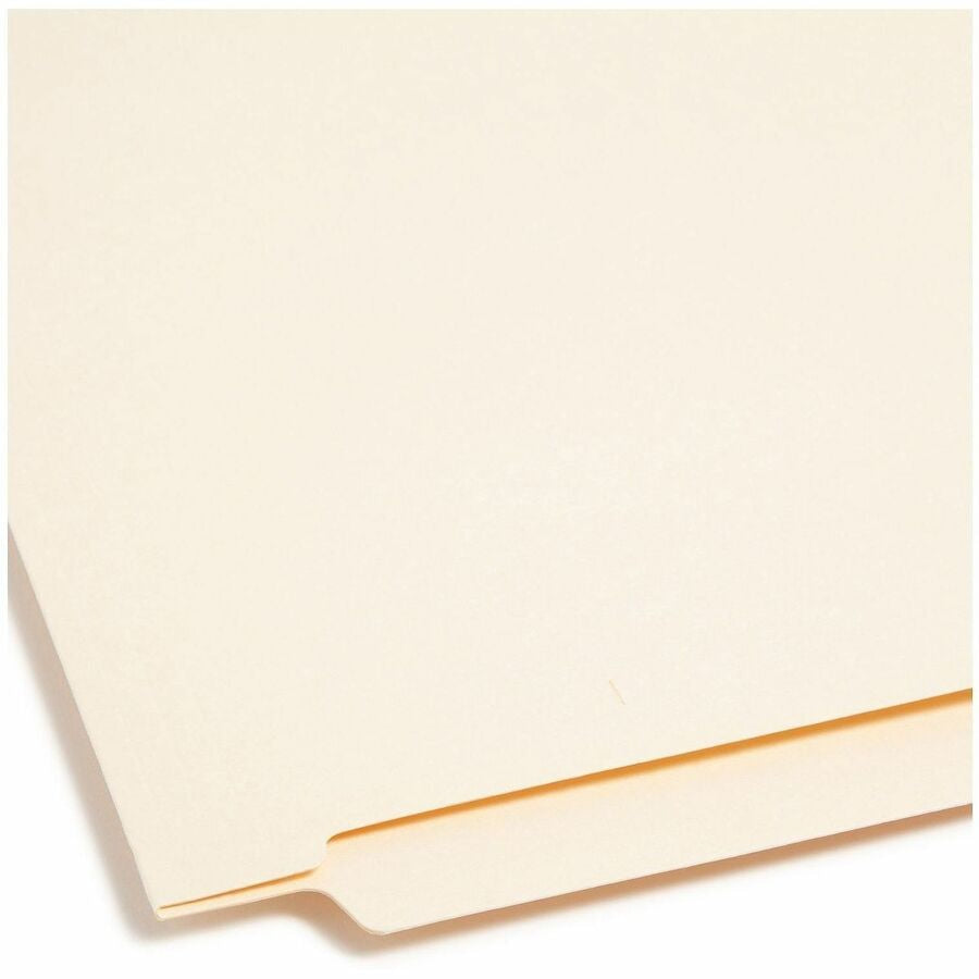 Smead Straight Tab Cut Letter Recycled Fastener Folder - 8 1/2’’ x 11’’ - 3/4’’ Expansion - 2 2S Fastener(s) - 2’’