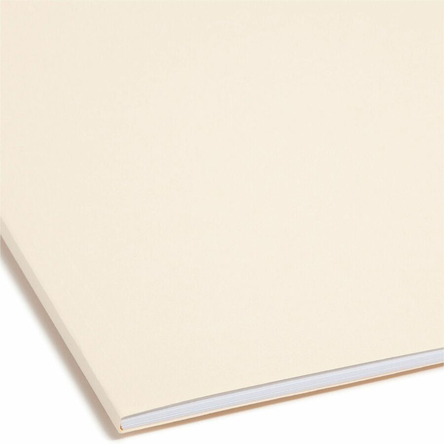Smead Straight Tab Cut Letter Recycled Fastener Folder - 8 1/2’’ x 11’’ - 3/4’’ Expansion - 2 2K Fastener(s) - 2’’