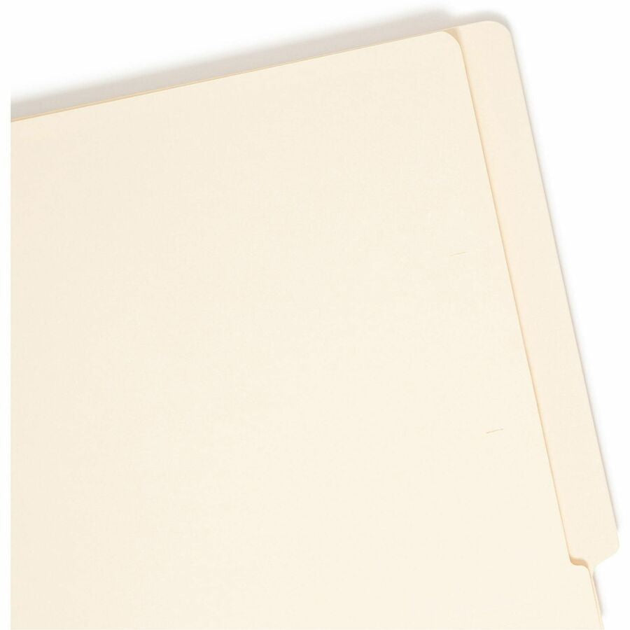 Smead Straight Tab Cut Letter Recycled Fastener Folder - 8 1/2’’ x 11’’ - 3/4’’ Expansion - 2 2S Fastener(s) - 2’’