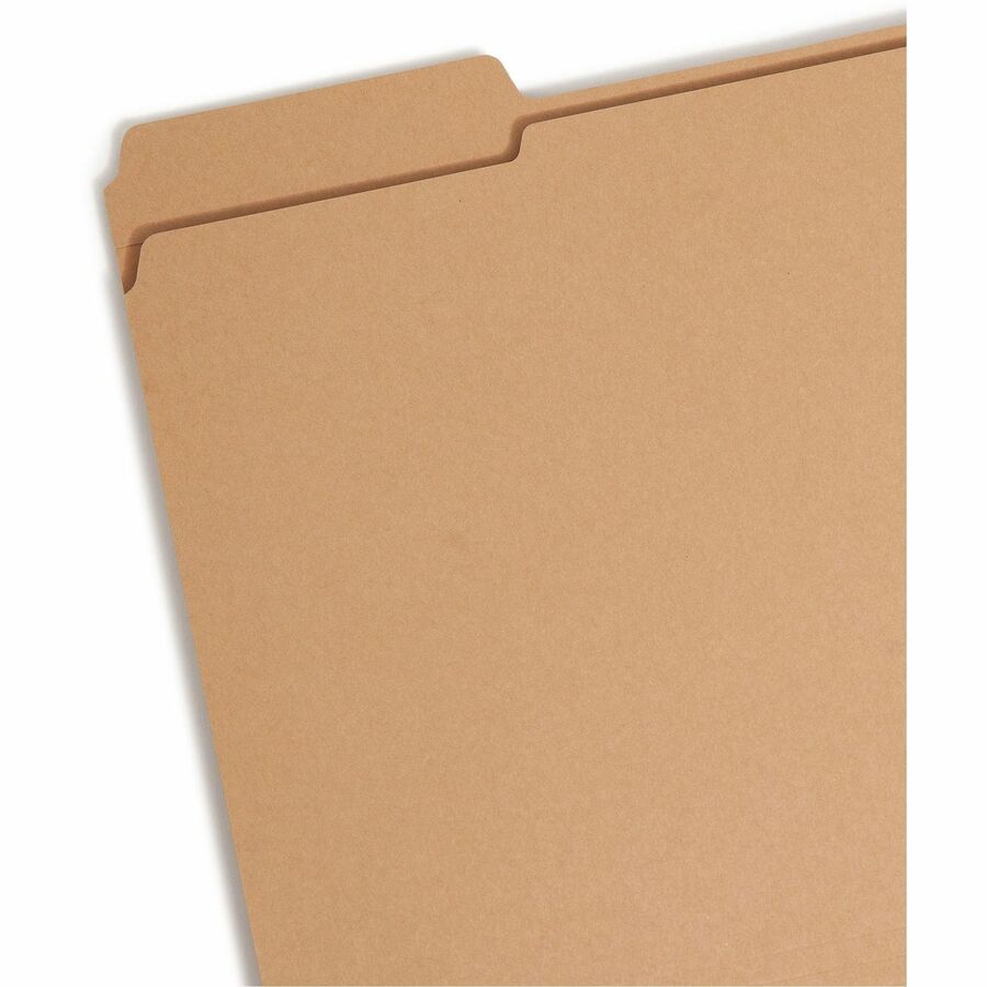 Smead Straight Tab Cut Letter Recycled Fastener Folder - Left