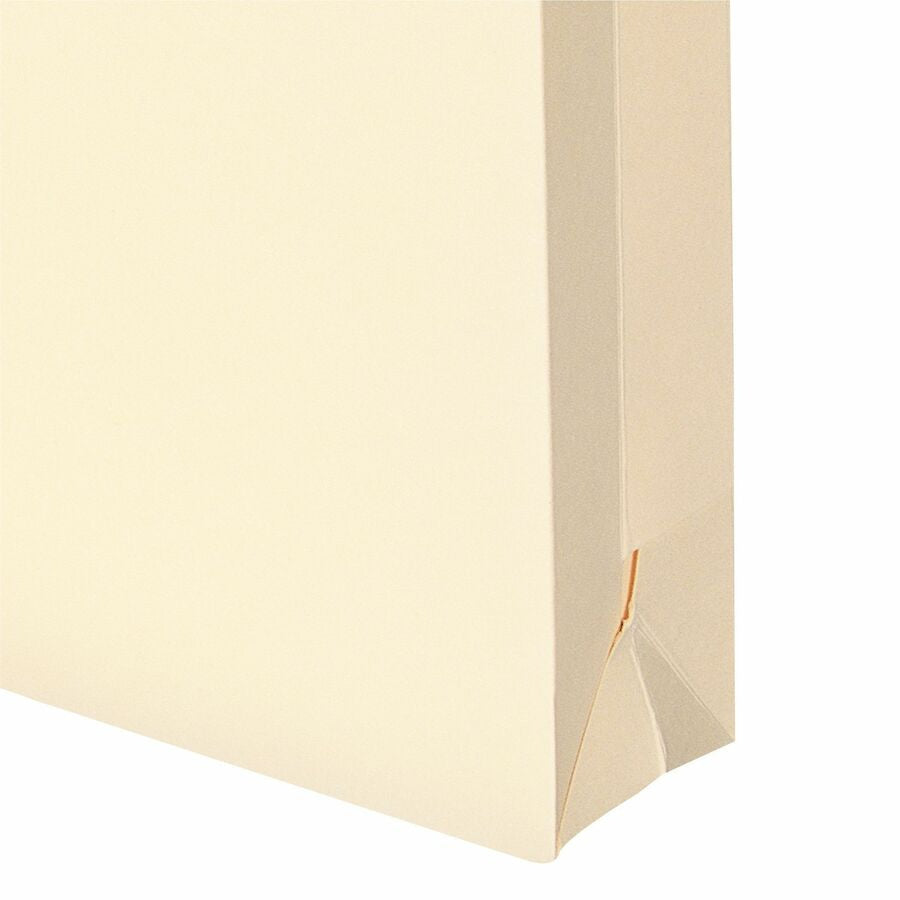 Smead Straight Tab Cut Letter Recycled File Jacket - 8 1/2’’ x 11’’ - 2’’ Expansion - 11 pt. - 2 Plys - Manila - Filing
