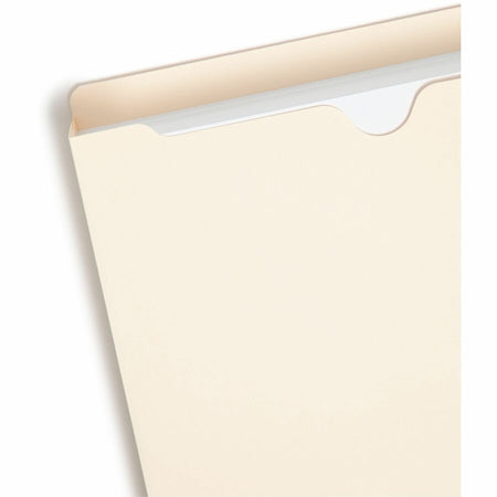 Smead Straight Tab Cut Letter Recycled File Jacket - 8 1/2’’ x 11’’ - 2’’ Expansion - 11 pt. - 2 Plys - Manila - Filing