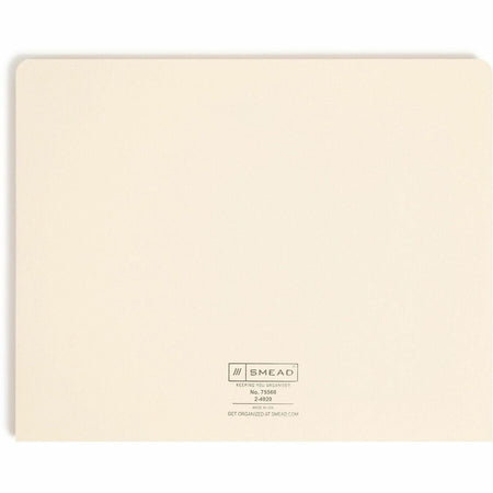 Smead Straight Tab Cut Letter Recycled File Jacket - 8 1/2’’ x 11’’ - 2’’ Expansion - 11 pt. - 2 Plys - Manila - Filing