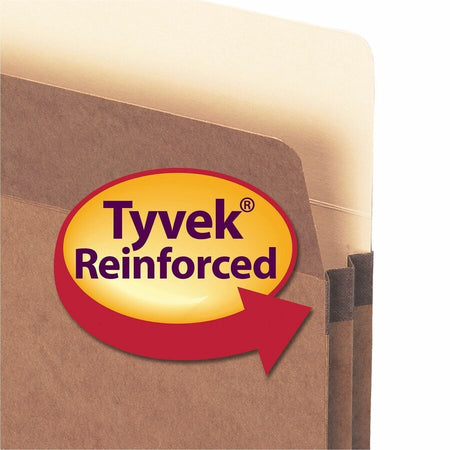 Smead Straight Tab Cut Letter Recycled File Pocket - 8 1/2’’ x 11’’ - 1 3/4’’ Expansion - Top Location - 12.5 pt.