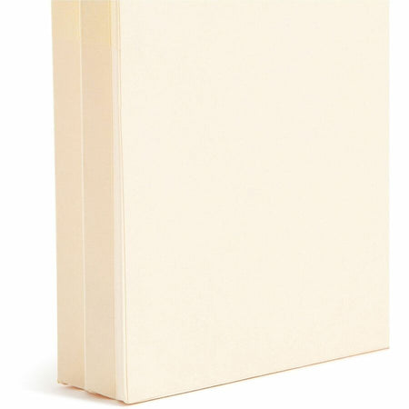 Smead Straight Tab Cut Letter Recycled File Pocket - 8 1/2’’ x 11’’ - 1 3/4’’ Expansion - 2 Plys - Manila - Embossed