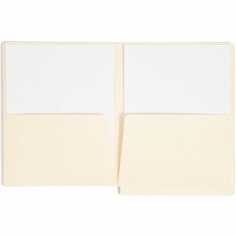 Smead Straight Tab Cut Letter Recycled File Pocket - Alternate-Image1