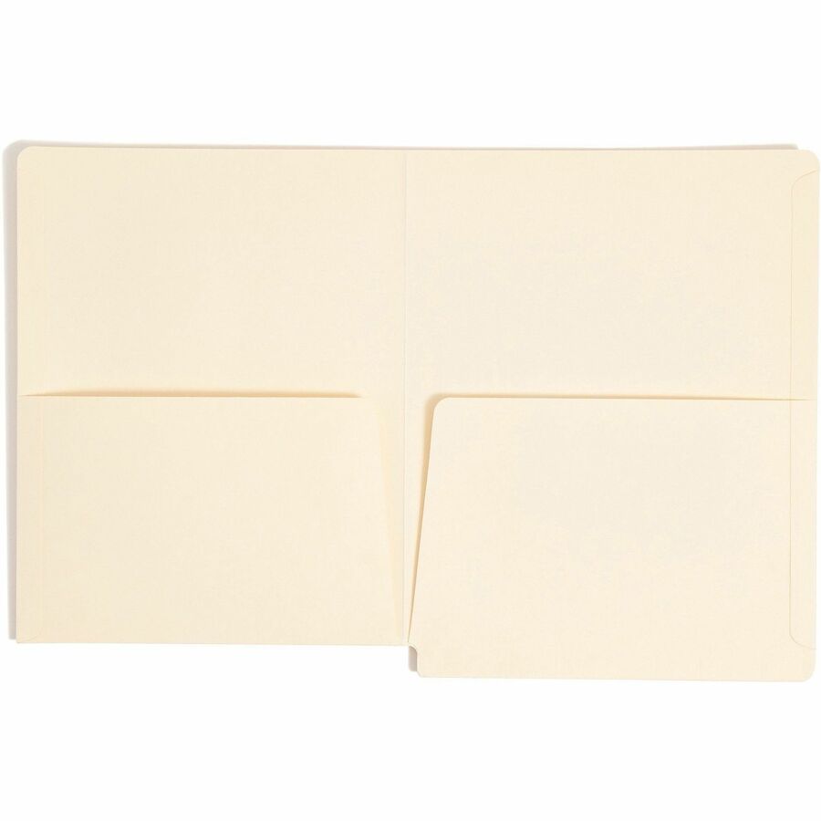 Smead Straight Tab Cut Letter Recycled File Pocket - Front