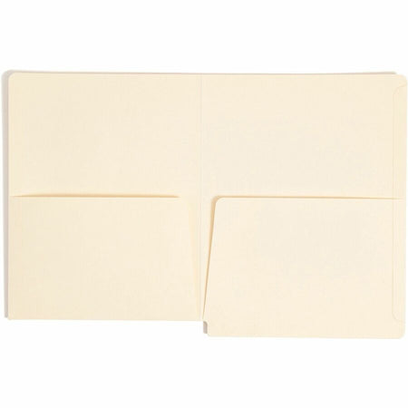Smead Straight Tab Cut Letter Recycled File Pocket - Front