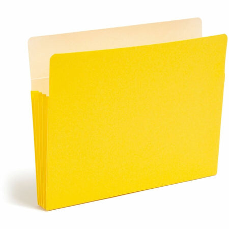 Smead Straight Tab Cut Letter Recycled File Pocket - 8 1/2’’ x 11’’ - 3 Expansion - Card Stock - Filing Jackets &
