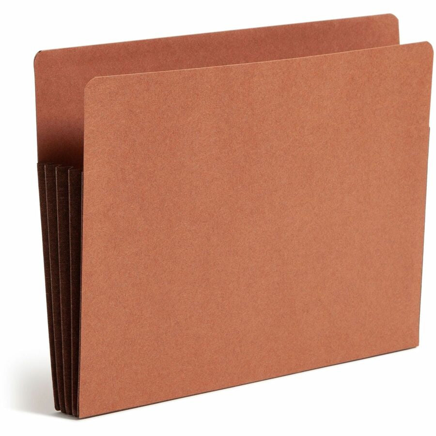 Smead Straight Tab Cut Letter Recycled File Pocket - 8 1/2’’ x 11’’ - 3 Expansion - 1 Pocket(s) - Top Location - End