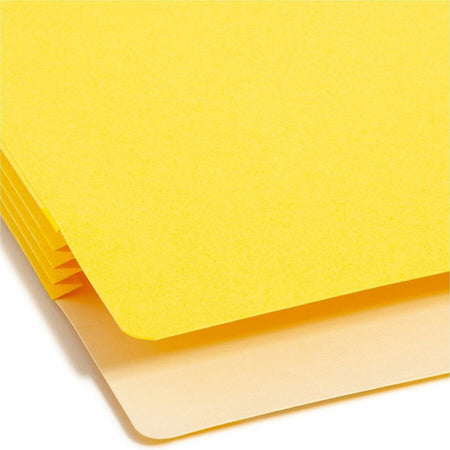 Smead Straight Tab Cut Letter Recycled File Pocket - 8 1/2’’ x 11’’ - 3 Expansion - Card Stock - Filing Jackets &