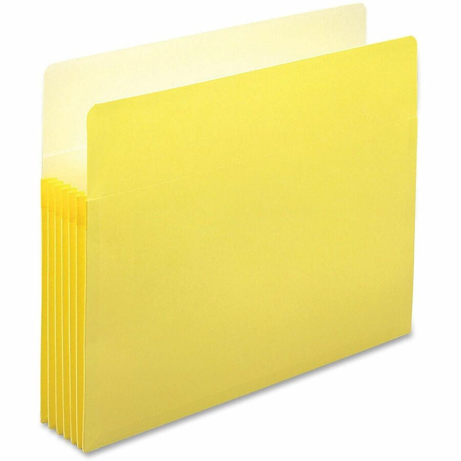 Smead Straight Tab Cut Letter Recycled File Pocket - 8 1/2’’ x 11’’ - 5 1/4’’ Expansion - Top Location - Card Stock