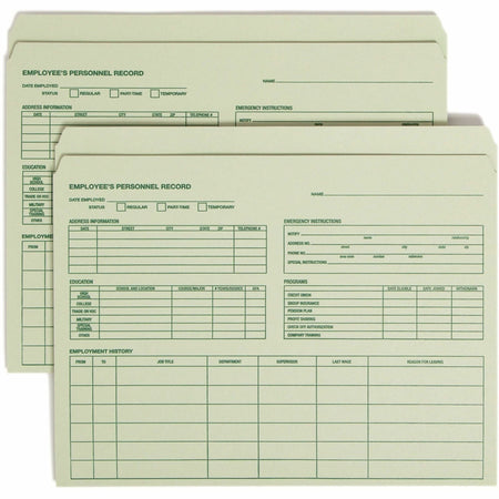 Smead Straight Tab Cut Letter Recycled Top Tab File Folder - 2000