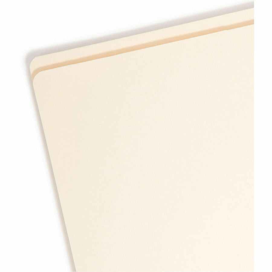 Smead Straight Tab Cut Letter Recycled Top Tab File Folder - Left