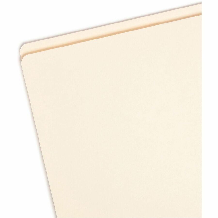 Smead Straight Tab Cut Letter Recycled Top Tab File Folder - Left