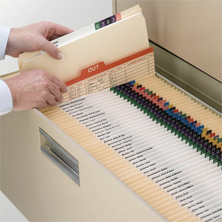 Smead Straight Tab Cut Letter Recycled Top Tab File Folder - Alternate-Image2