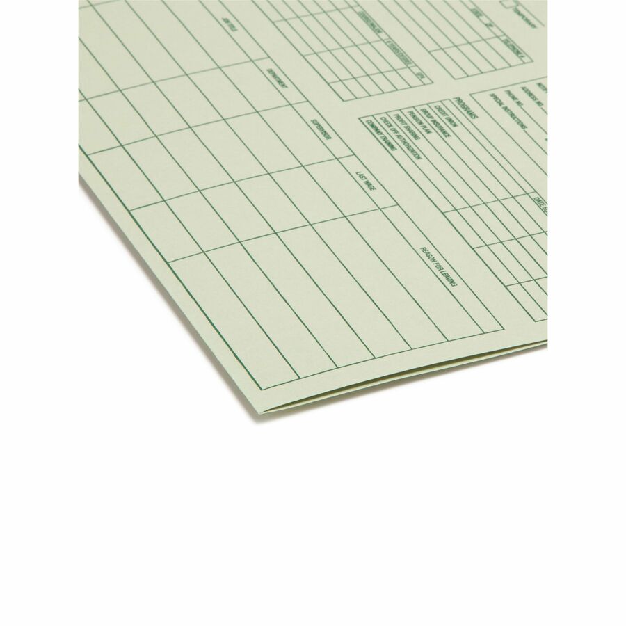 Smead Straight Tab Cut Letter Recycled Top Tab File Folder - Alternate-Image1