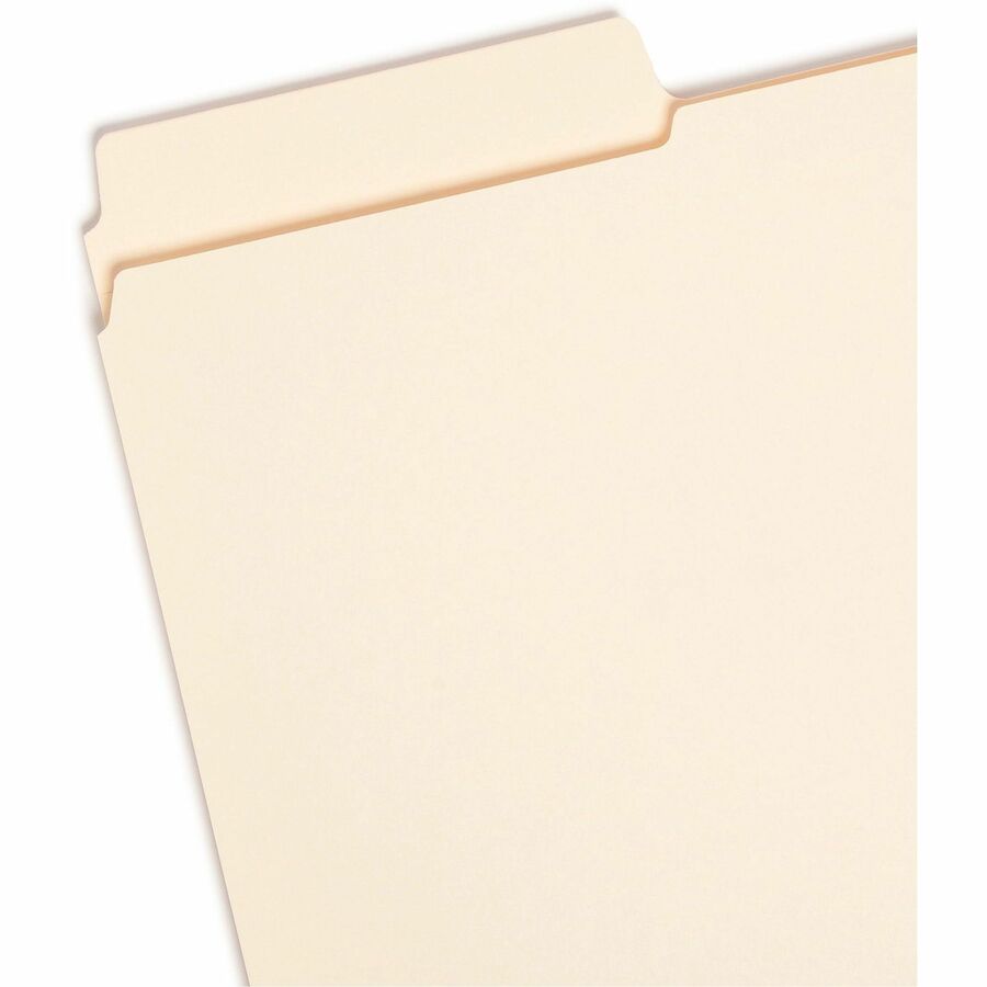 Smead SuperTab 1/3 Tab Cut Legal Recycled Top Tab File Folder - Left