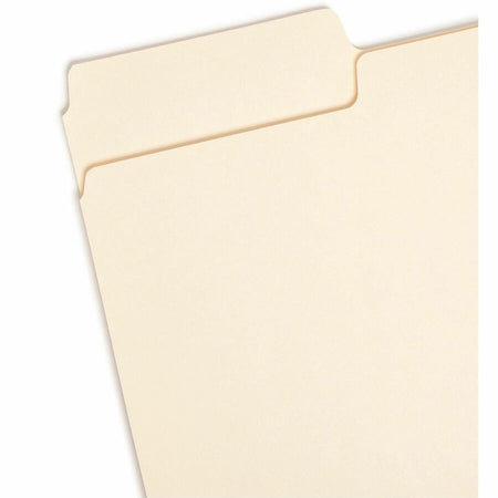 Smead SuperTab 1/3 Tab Cut Legal Recycled Top Tab File Folder - Left