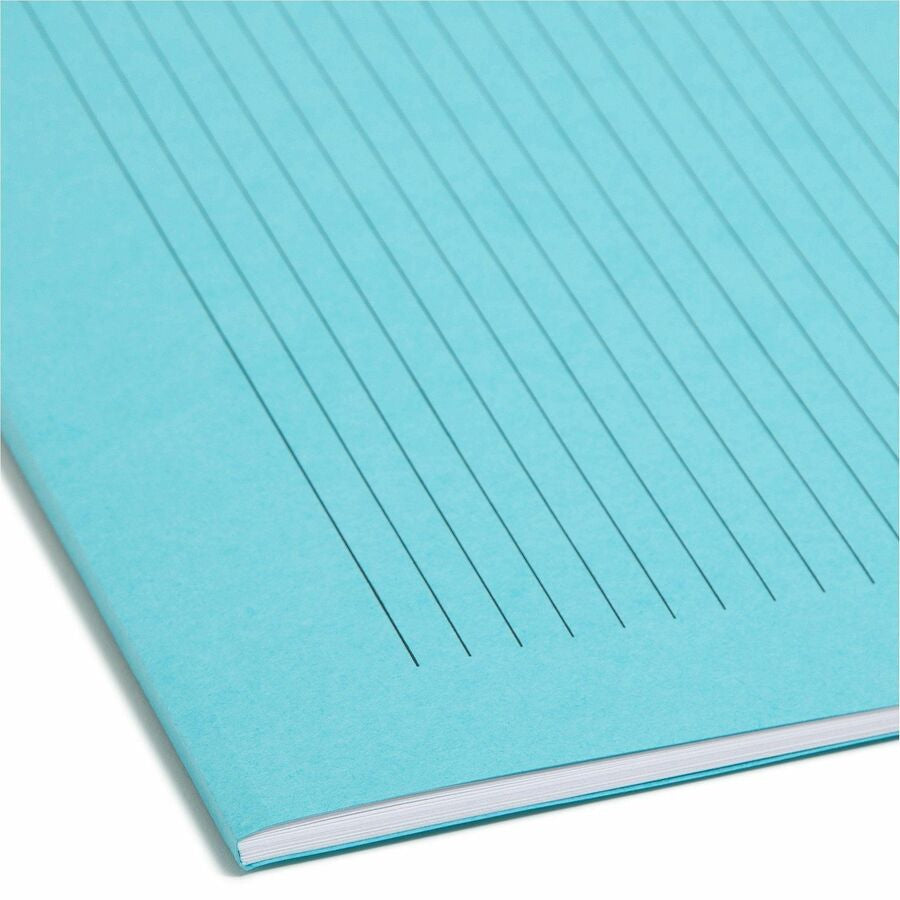 Smead SuperTab 1/3 Tab Cut Letter Recycled Fastener Folder - 8 1/2’’ x 11’’ - 1 2K Fastener(s) - Top Location - 11 pt.